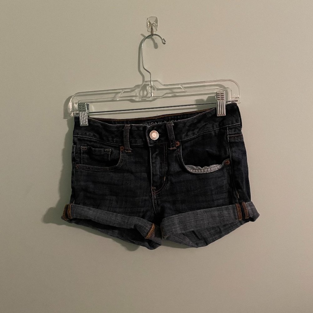 American Eagle Dark Blue Shorts